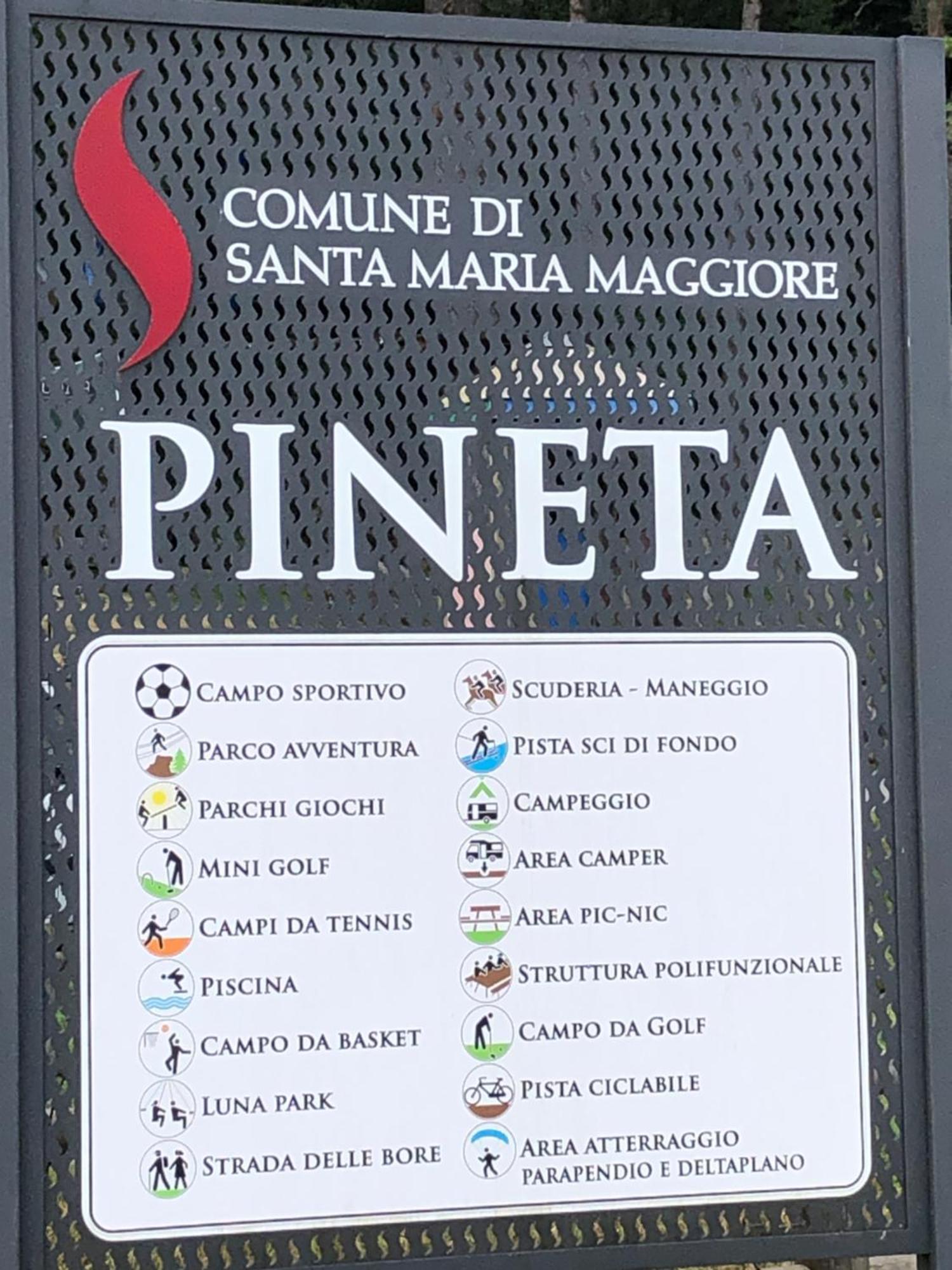 La Pineta Santa Maria Maggiore Locazione Turistica Ngoại thất bức ảnh